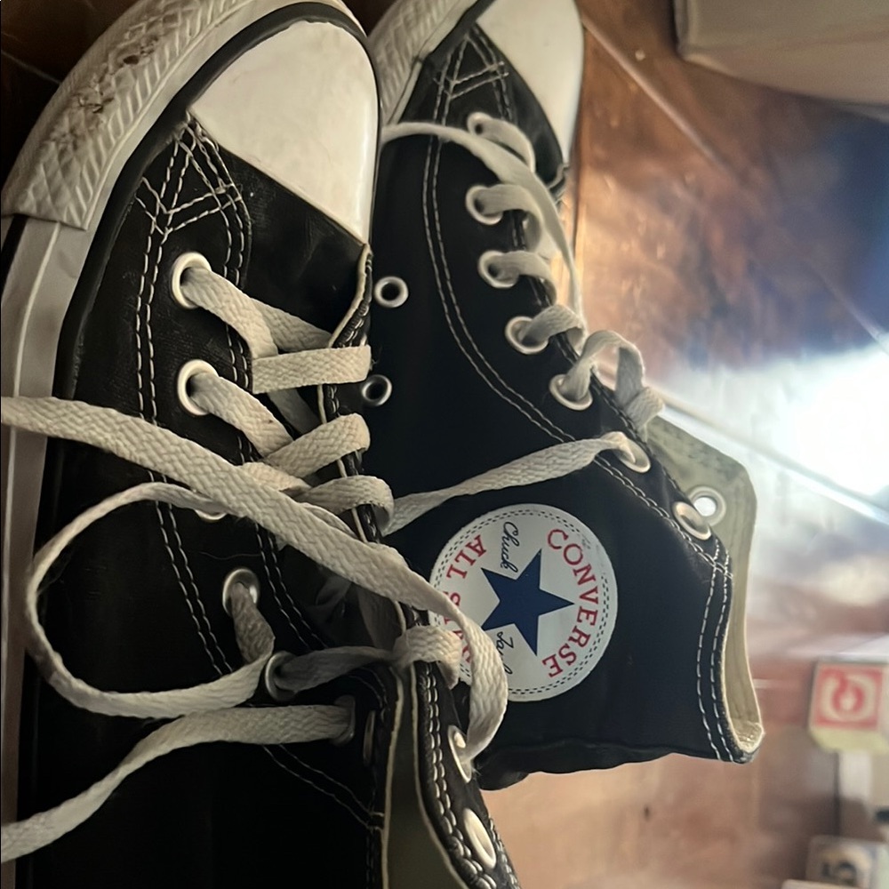 Converse Black and White Chuck Taylor Sneakers